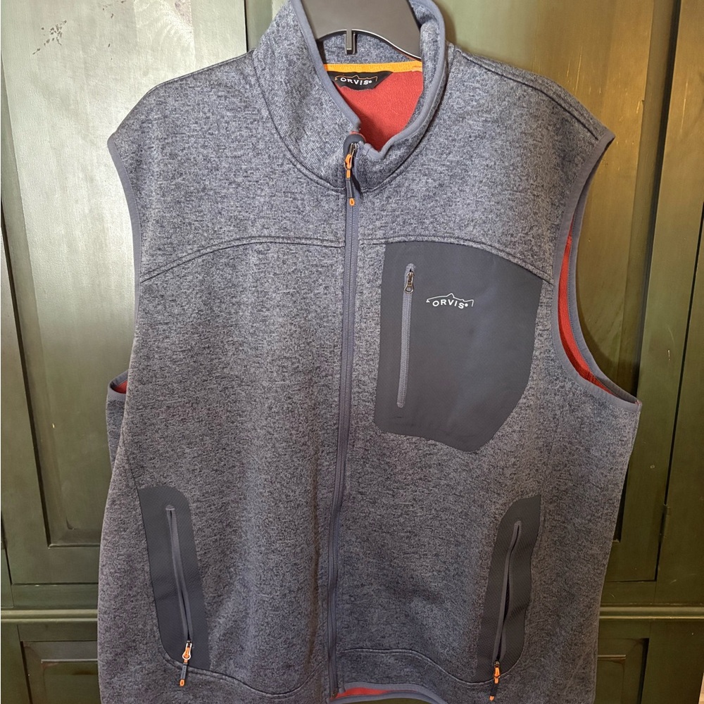 Orvis heathered Navy Men's Vest
